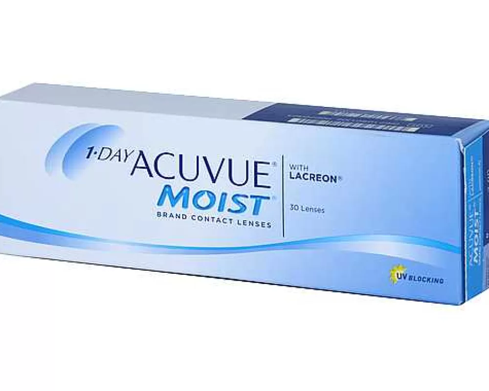 Lentilles Sphériques*ACUVUE 1-Day ® Moist® Vente Par 30