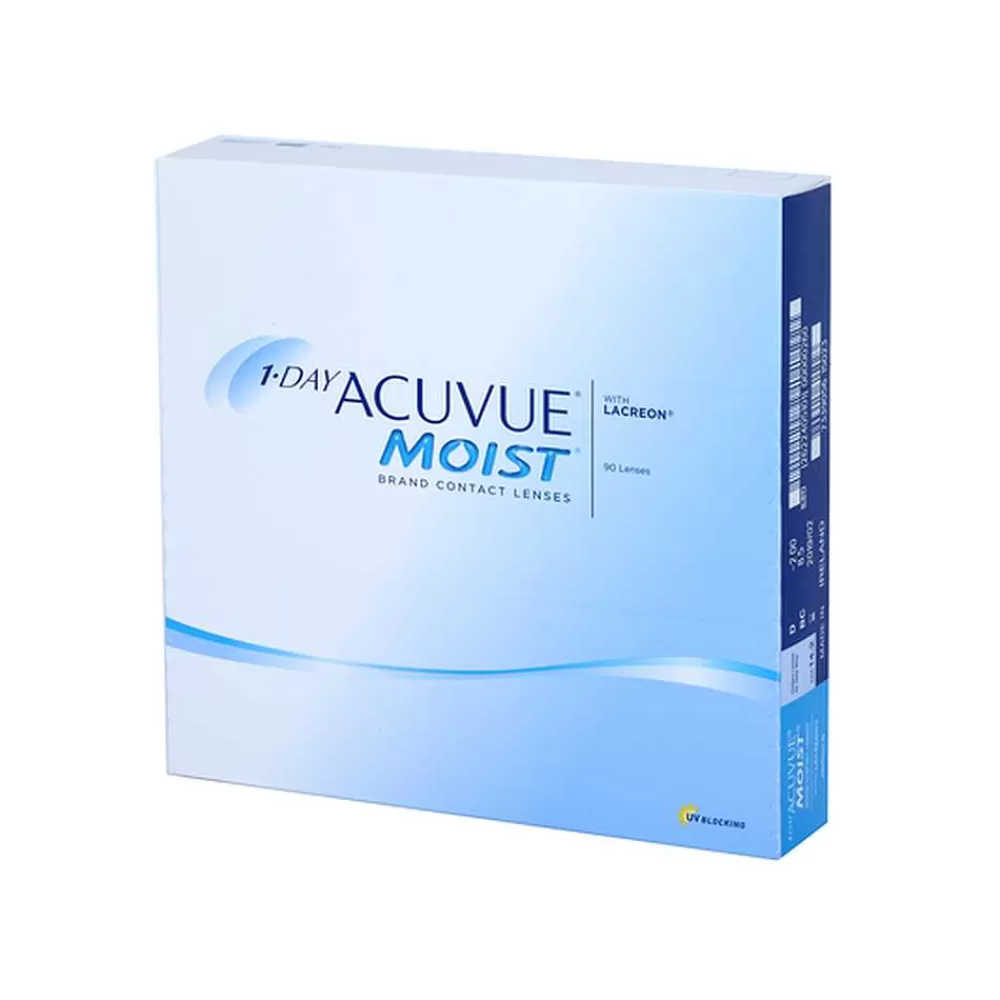 Lentilles Sphériques*ACUVUE 1-Day ® Moist® Vente Par 90