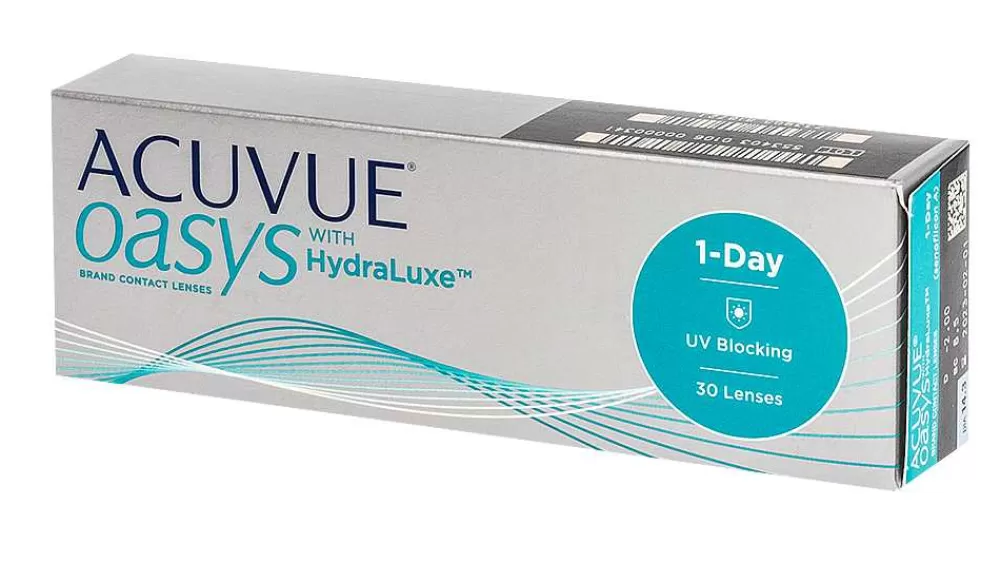 Lentilles Sphériques*ACUVUE ® Oasys® 1-Day With Hydraluxe Vente Par 30