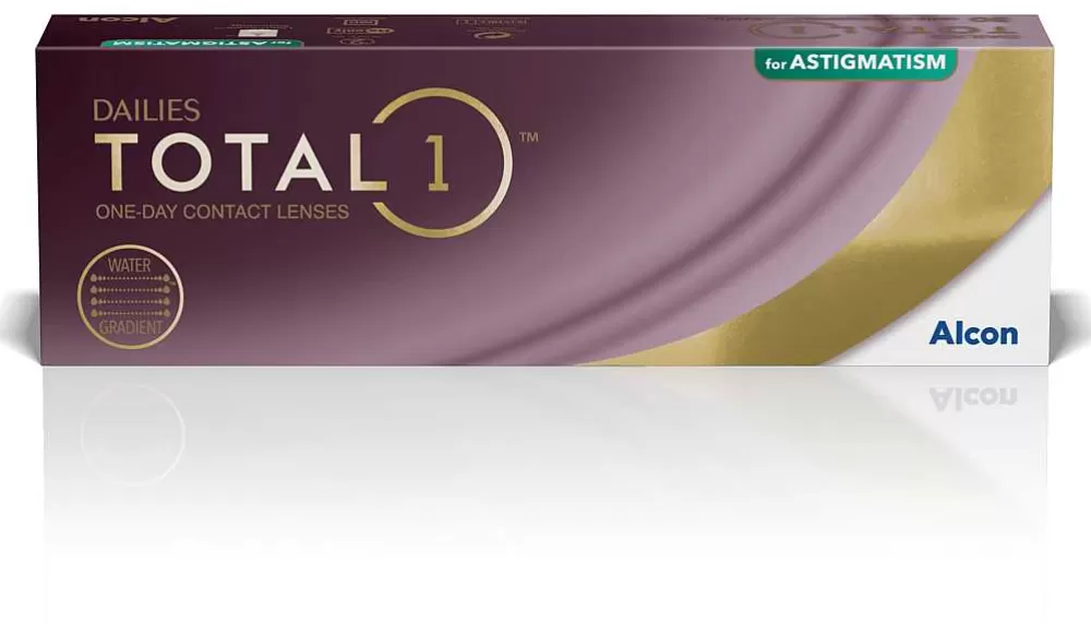 Lentilles Toriques*DAILIES Total 1 For Astigmatism 30L